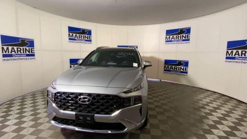 Shimmering Silver 2023 Hyundai SANTA FE Calligraphy