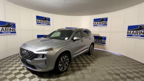 Shimmering Silver 2023 Hyundai SANTA FE Calligraphy