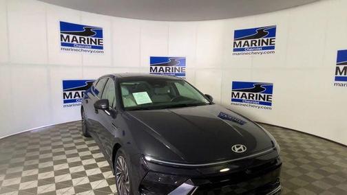 Carbon Blue 2024 Hyundai SONATA Hybrid Limited