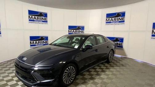 Carbon Blue 2024 Hyundai SONATA Hybrid Limited