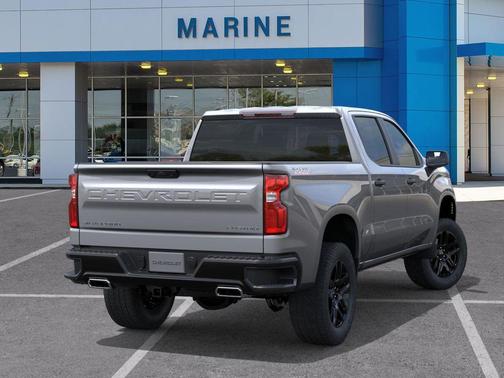 Sterling Gray Metallic 2026 Chevrolet Silverado 1500 Custom Trail Boss