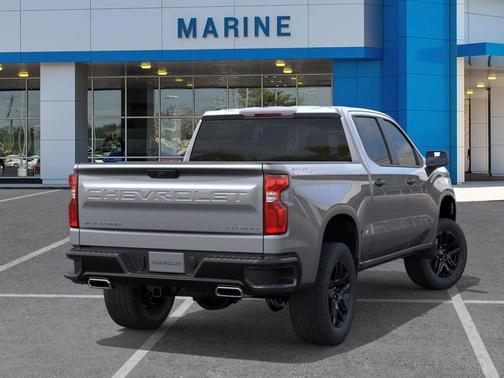 Sterling Gray Metallic 2026 Chevrolet Silverado 1500 Custom Trail Boss