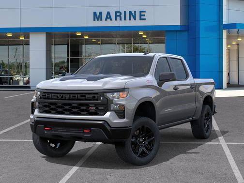 Sterling Gray Metallic 2026 Chevrolet Silverado 1500 Custom Trail Boss