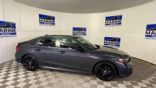 Meteorite Gray Metallic 2025 Honda Civic Sport