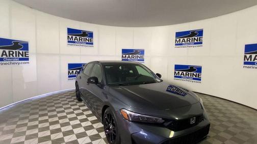 Meteorite Gray Metallic 2025 Honda Civic Sport