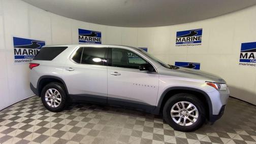 Silver Ice Metallic 2020 Chevrolet Traverse LS