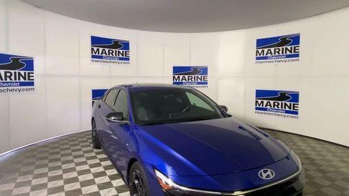 Intense Blue 2025 Hyundai ELANTRA N Line