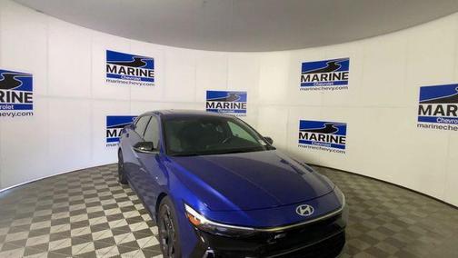 Intense Blue 2025 Hyundai ELANTRA N Line