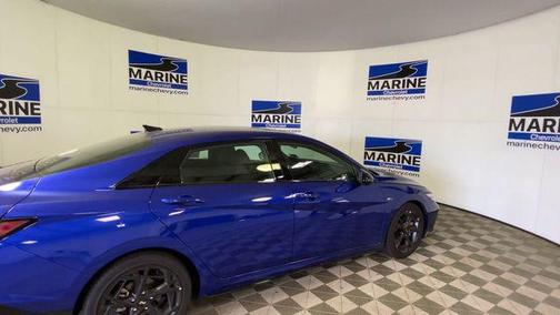 Intense Blue 2025 Hyundai ELANTRA N Line