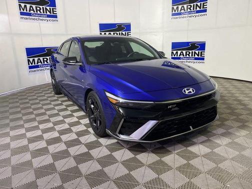 Intense Blue 2025 Hyundai ELANTRA N Line