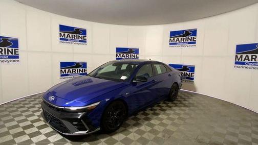 Intense Blue 2025 Hyundai ELANTRA N Line