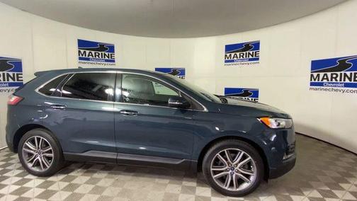 BALTIC SEA GREEN 2019 Ford Edge Titanium