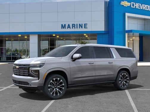 Sterling Gray Metallic 2025 Chevrolet Suburban 4WD High Country