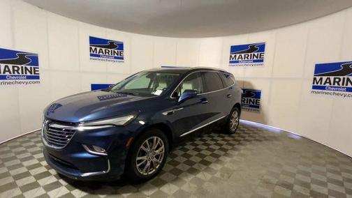 Emperor Blue Metallic 2023 Buick Enclave Essence AWD