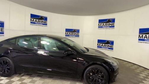 Solid Black 2023 Tesla Model 3 Standard Range