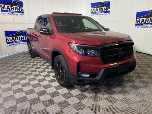 Cherry Red 2025 Honda Ridgeline Black