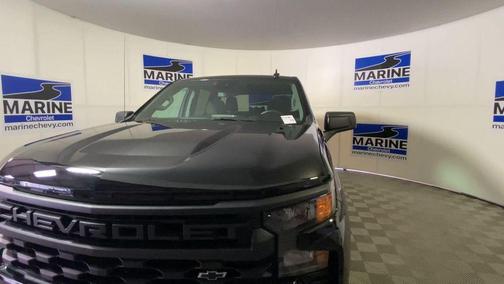 Black 2025 Chevrolet Silverado 1500 Custom