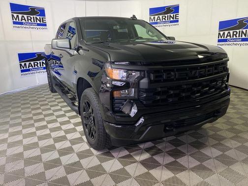 Black 2025 Chevrolet Silverado 1500 Custom