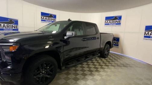 Black 2025 Chevrolet Silverado 1500 Custom