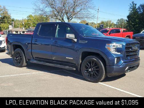 Pacific Blue Metallic 2021 GMC Sierra 1500 Elevation