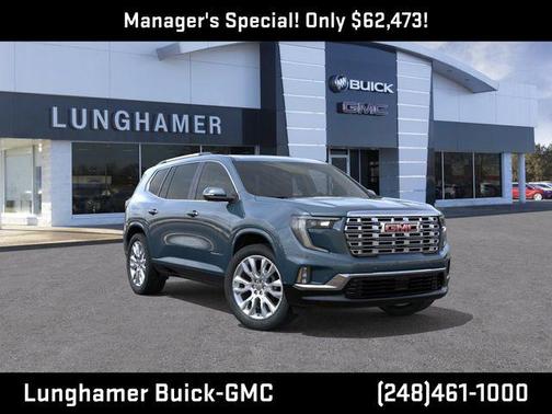 Downpour Metallic 2026 GMC Acadia Denali