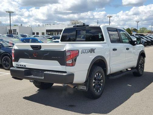 Glacier White 2024 Nissan Titan PRO-4X
