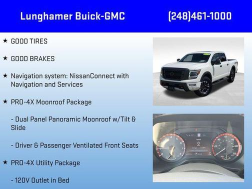 Glacier White 2024 Nissan Titan PRO-4X