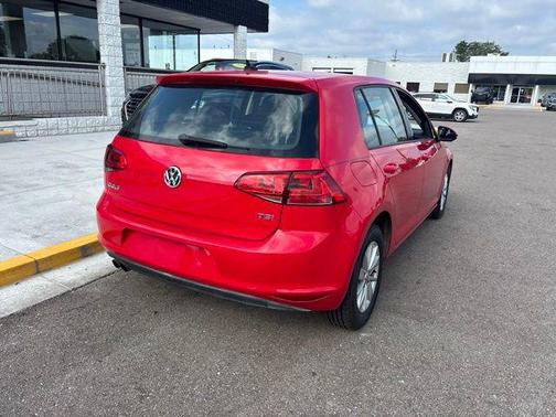 Tornado Red 2015 Volkswagen Golf Auto TSI S w/Sunroof