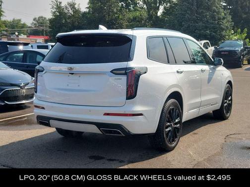 Crystal White Tricoat 2024 Cadillac XT6 Sport AWD