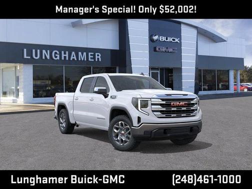Summit White 2026 GMC Sierra 1500 SLE