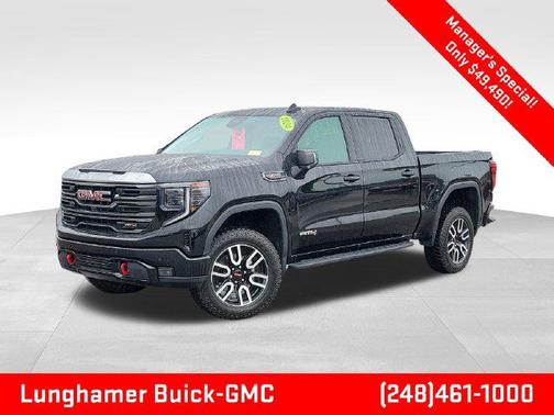Onyx Black 2024 GMC Sierra 1500 AT4