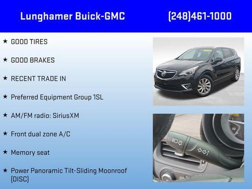 Ebony Twilight Metallic 2020 Buick Envision FWD Essence