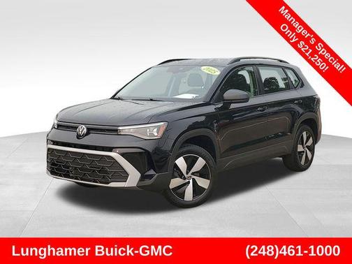 Deep Black Pearl 2025 Volkswagen Taos 1.5T S
