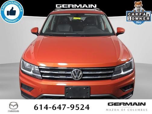 Orange Metallic 2019 Volkswagen Tiguan 2.0T SE 4MOTION