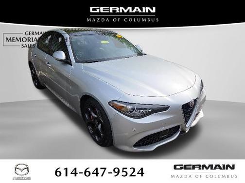 Silverstone Gray Metallic 2018 Alfa Romeo Giulia Ti Sport