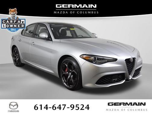 Silverstone Gray Metallic 2018 Alfa Romeo Giulia Ti Sport