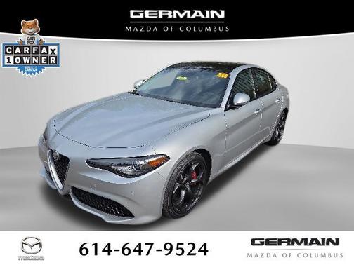 Silverstone Gray Metallic 2018 Alfa Romeo Giulia Ti Sport