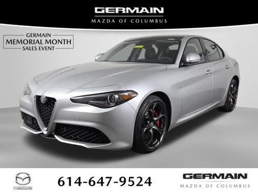 Silverstone Gray Metallic 2018 Alfa Romeo Giulia Ti Sport