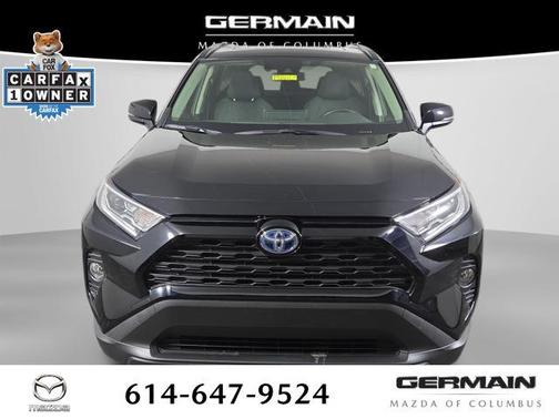 Midnight Black Metallic 2021 Toyota RAV4 Hybrid XLE
