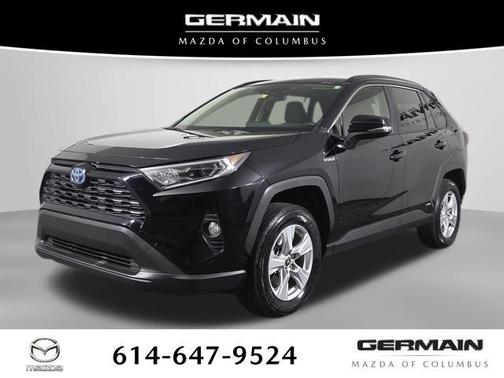 Midnight Black Metallic 2021 Toyota RAV4 Hybrid XLE