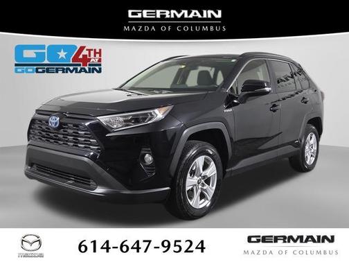 Midnight Black Metallic 2021 Toyota RAV4 Hybrid XLE