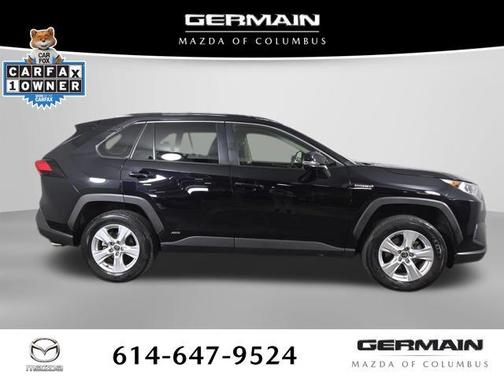 Midnight Black Metallic 2021 Toyota RAV4 Hybrid XLE