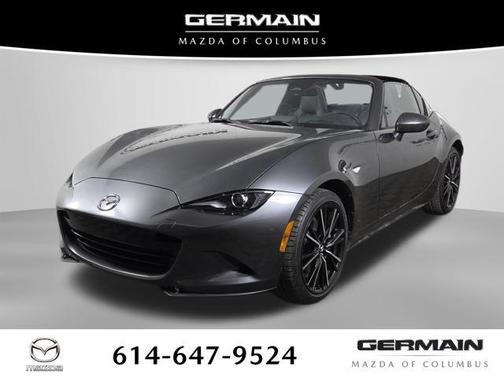 Machine Gray Metallic 2025 Mazda MX-5 Miata RF Grand Touring