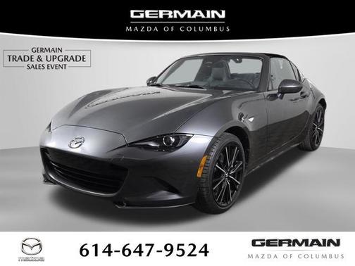 Machine Gray Metallic 2025 Mazda MX-5 Miata RF Grand Touring