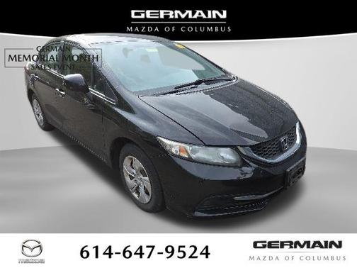Crystal Black Pearl 2013 Honda Civic LX
