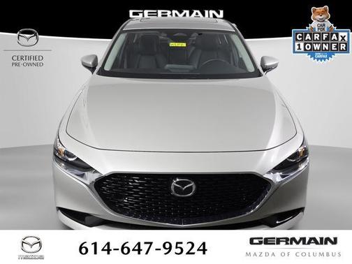 Platinum Quartz Metallic 2025 Mazda Mazda3 FWD w/Preferred Package