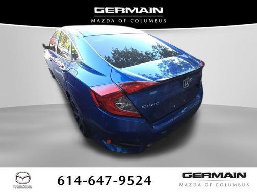 Aegean Blue Metallic 2019 Honda Civic Sport