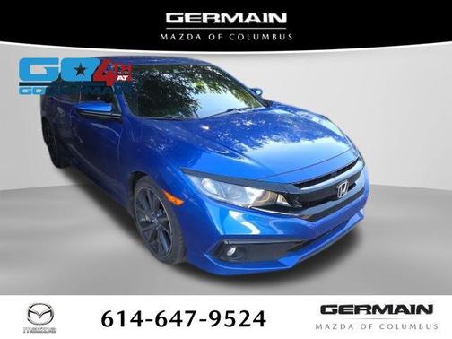 Aegean Blue Metallic 2019 Honda Civic Sport