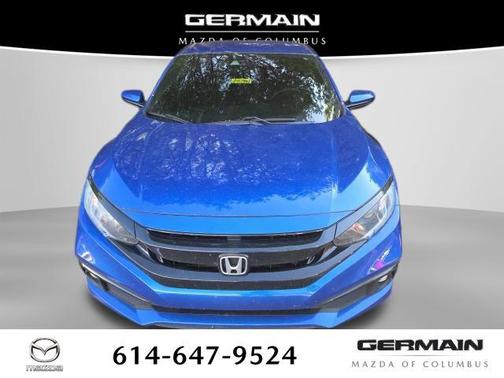 Aegean Blue Metallic 2019 Honda Civic Sport
