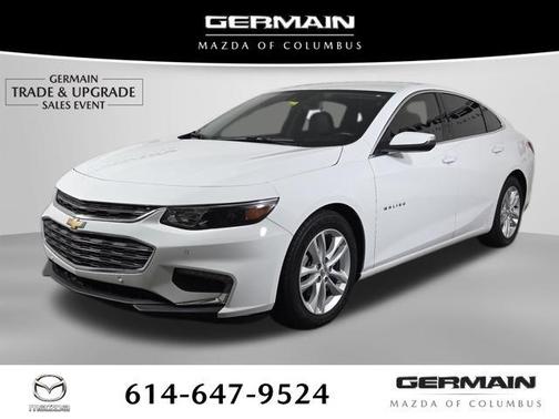 Summit White 2017 Chevrolet Malibu 1LT